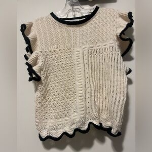 NWT Zara crochet top